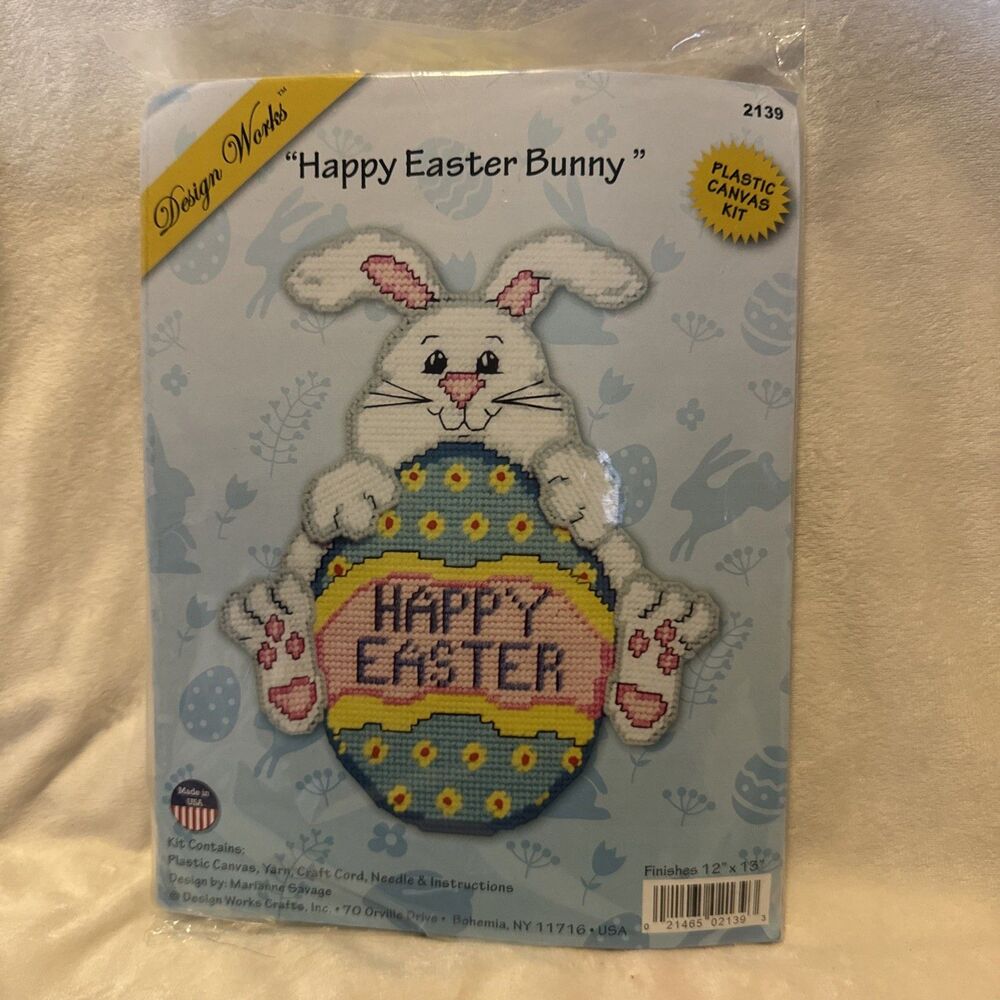 Design Works Happy Easter Bunny Plastic Canvas Kit 2139